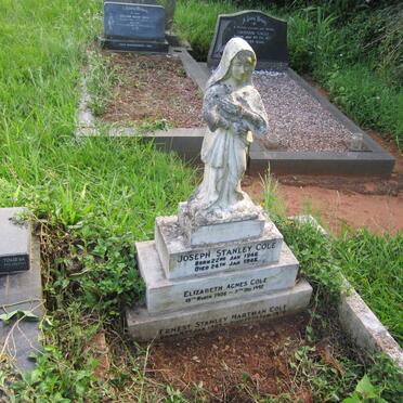 COLE Ernest Stanley Hartman 1905-1970 &amp; Elizabeth Agnes 1906-1992 :: COLE Joseph Stanley 1946-1946