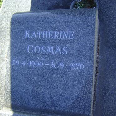 COSMAS Harry 1899-1954 &amp; Katherine 1900-1970