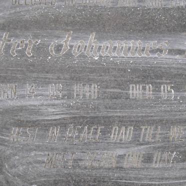 COTTON Pieter Johannes Hendrik 1940-1998