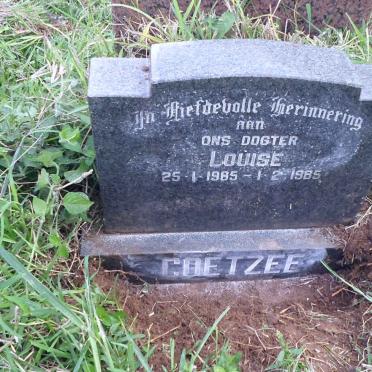 COETZEE Louise 1985-1985