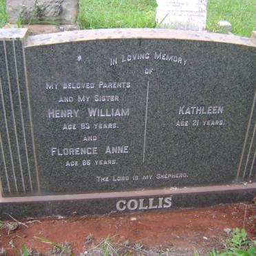 COLLIS Henry William &amp; Florence Anne :: COLLIS Kathleen