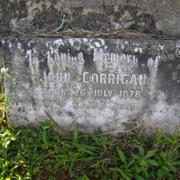 CORRIGAN John 1878-1959