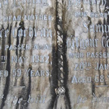 COCHRAN Samuel Gilgour -1942 &amp; Alice -1932