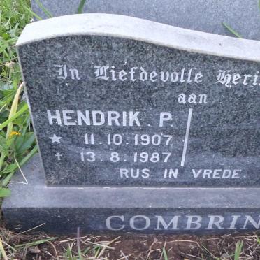 COMBRINK Hendrik P. 1907-1987