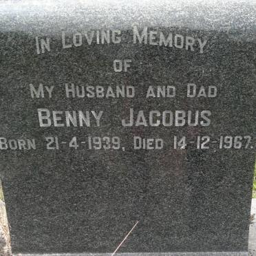 COMBRINK Benny Jacobus 1939-1967