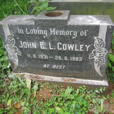 COWLEY John E.L. 1931-1983