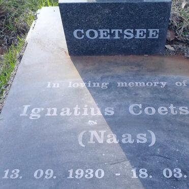 COETSEE Ignatius 1930-1999
