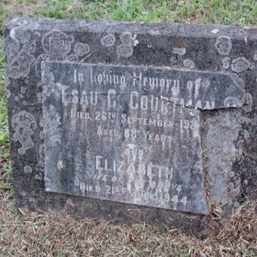 COURTMAN Esau G. -1930 &amp; Elizabeth -1944 