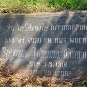 CONRADIE Susanna Johanna 1918-1963