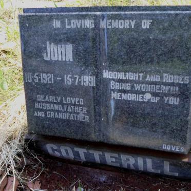 COTTERILL John 1921-1991