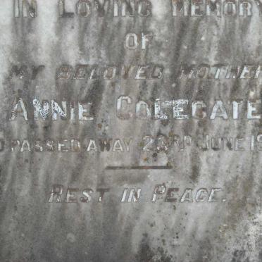 COLEGATE Annie -1949