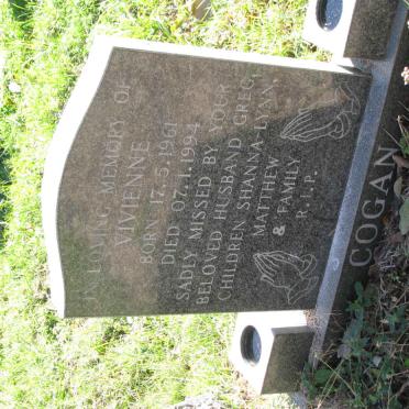 COGAN Vivienne 1961-1994