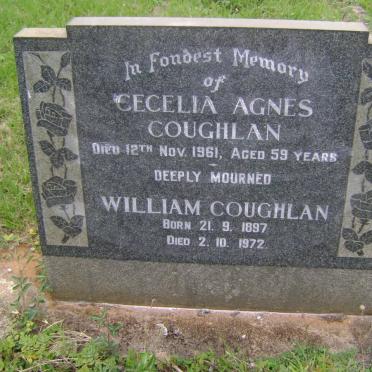 COUGHLAN William 1897-1972 &amp; Cecelia Agnes -1961