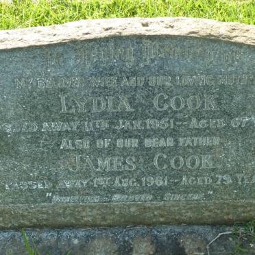 COOK James -1961 &amp; Lydia -1951