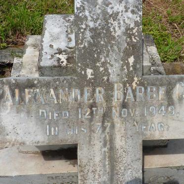 COX Alexander Barbe -1949 :: COX Elizabeth -1917 