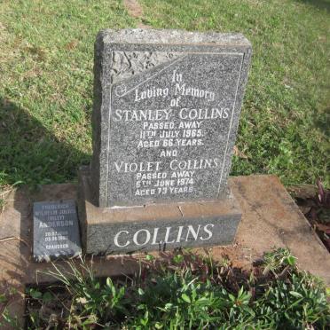 COLLINS Stanley -1965 &amp; Violet -1974 :: ANDERSON Frederich Wilhelm Julius 1950-1980