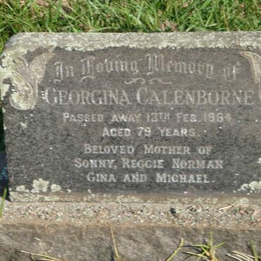 CALENBORNE Georgina -1964