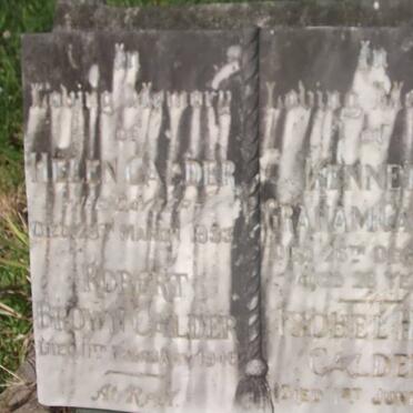 CALDER Robert Brown -1946 :: CALDER Helen -1933 :: CALDER Kenneth Graham -1946 :: CALDER Isobel Helen -1960