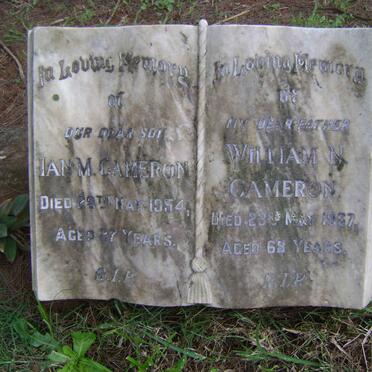CAMERON William N. -1967 :: CAMERON Ian M. -1954