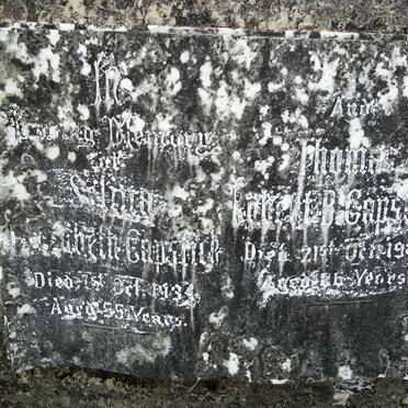 CAPSTICK Thomas Robert B. -1941 &amp; Selma Elzabeth -1934