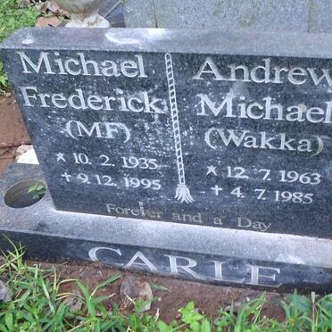 CARLE Michael Frederick 1935-1955 :: CARLE Andrew Michael 1963-1985