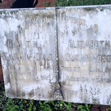 CALE Christina Salamina -1944 :: ROSS Elizabeth Susan -1942