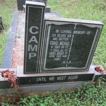 CAMP Craig Michael 1961-2003