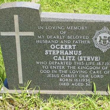 CALITZ Ockert Stephanus 1936-1972