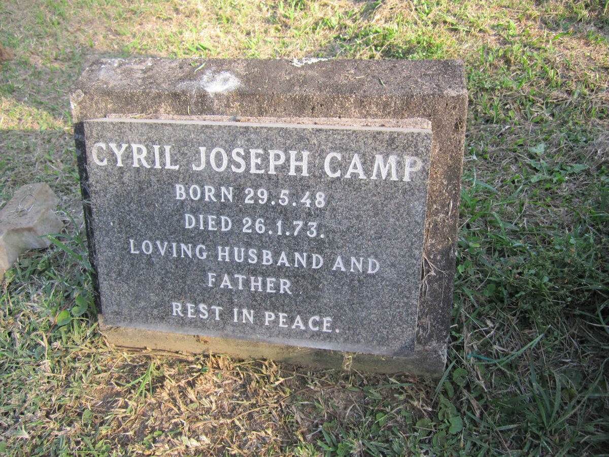 CAMP Cyril Joseph 1948-1973