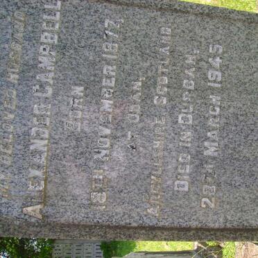 CAMPBELL Alexander 1877-1945