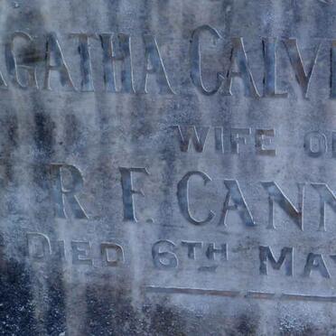 CANNON Alice Agatha Calvert -1931