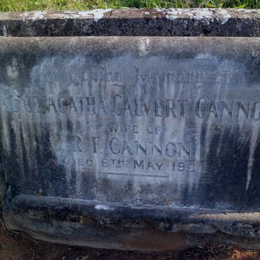 CANNON Alice Agatha Calvert -1931