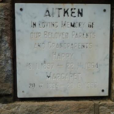 AITKEN Harry 1897-1964 &amp; Margaret 1895-1993