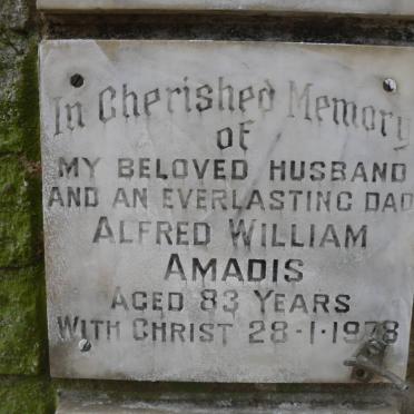 AMADIS Alfred William -1978