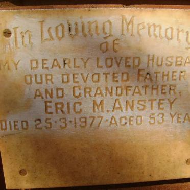 ANSTEY Eric M. -1977