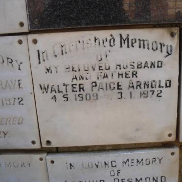 ARNOLD Walter Paige 1909-1972