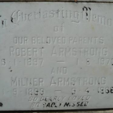 ARMSTRONG Robert 1897-1973 &amp; Milner 1899-1986