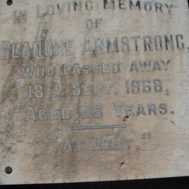 ARMSTRONG Blanche -1968