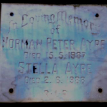 AYRE Norman Peter -1987 &amp; Stella -1988