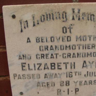 AYRES Elizabeth -1970