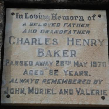 BAKER Charles Henry -1970