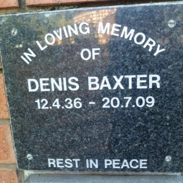BAXTER Denis 1936-2009