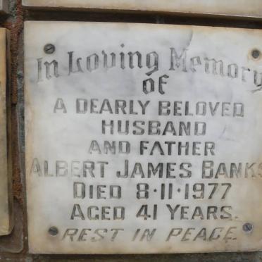 BANKS Albert James -1977