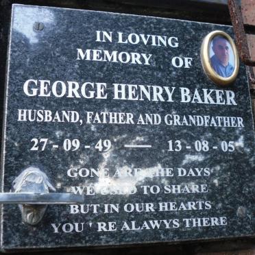 BAKER George Henry 1949-2005