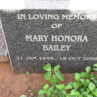 BAILEY Mary Nonora 1945-2008