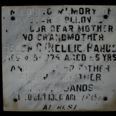 BANDS Gideon -1986 &amp; Helen G. -1975