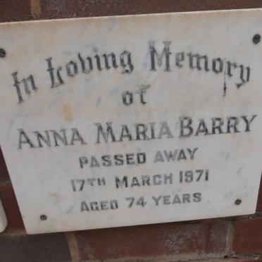 BARRY Anna Maria -1971