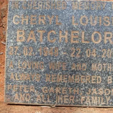 BATCHELOR Cheryl Louise 1948-2001