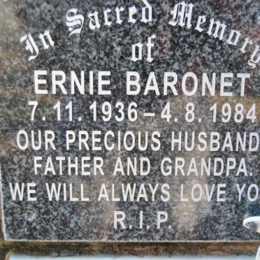 BARONET Ernie 1936-1984