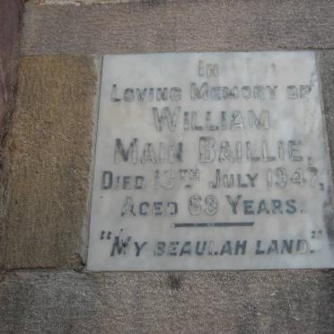 BAILLIE William Main -1947